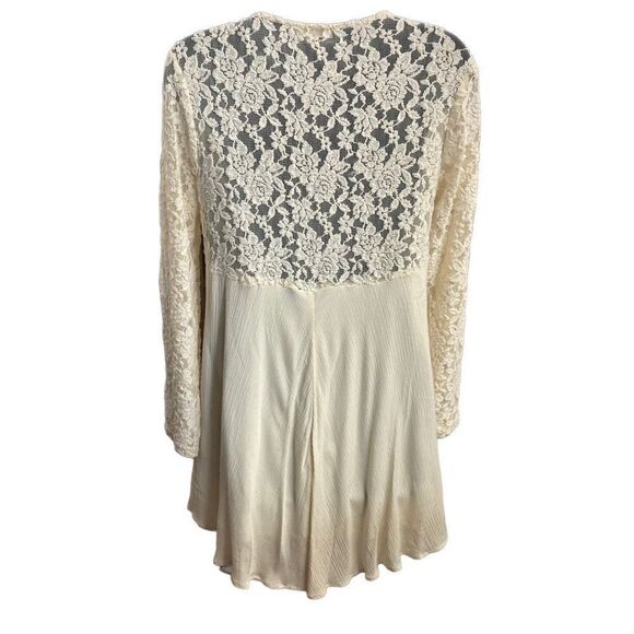 ILLA ILLA Women’s Floral Lace Cream Dress Size Small - Picture 2 of 8